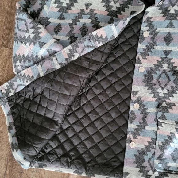 Aztec Design Bomber Jacket #2763 - Picture 5 of 12